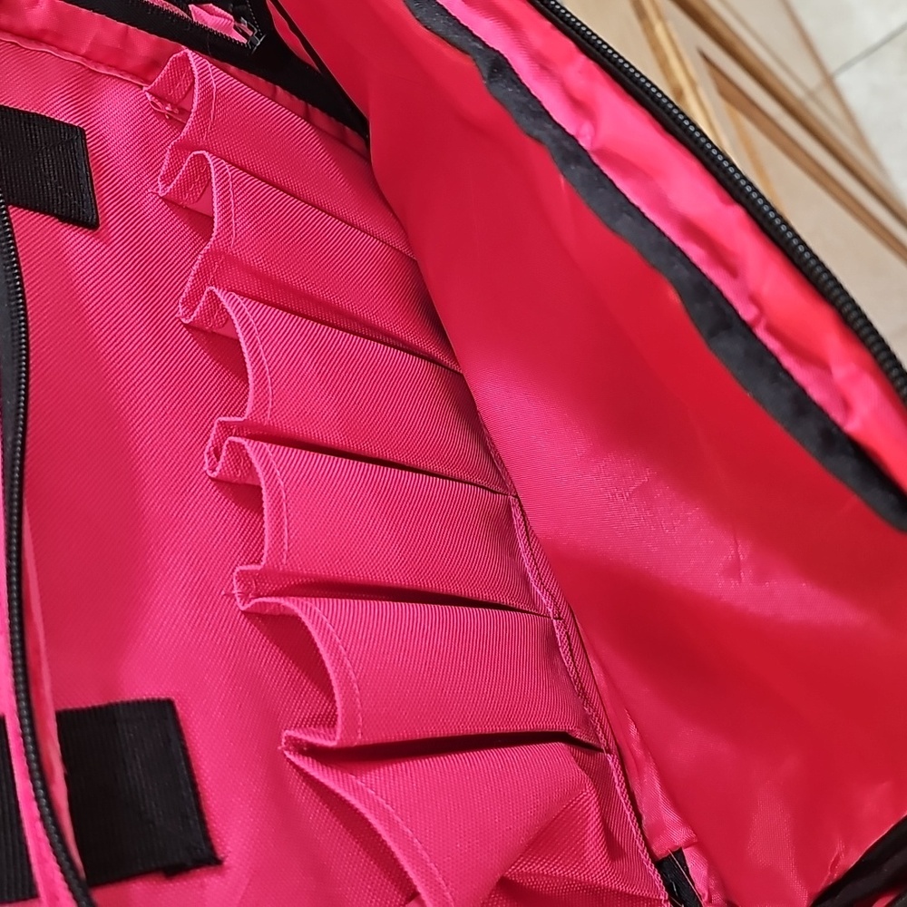 Vibrant Pink Rnage Tactical Bag with Black Stripes - Picture 3 of 10